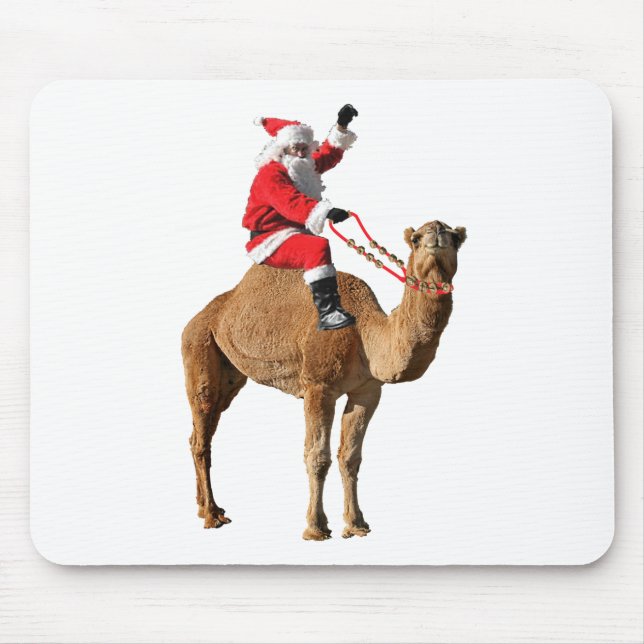 Santa på kameljul musmatta (Framsidan)