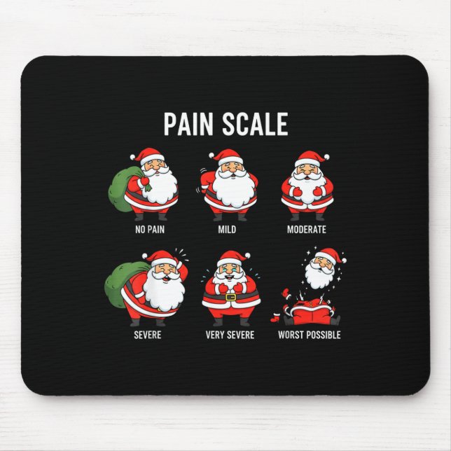 Santa Pain Scale Funny Christmas Design For Nurse  Musmatta (Framsidan)