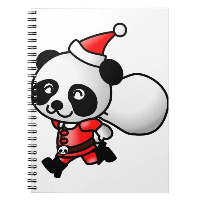 Santa Panda Anteckningsbok (Framsidan)