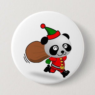 Santa Panda-knapp Knapp