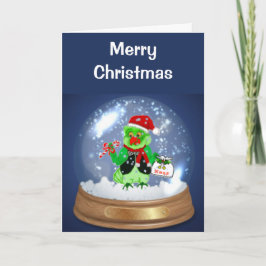 Santa papegojajulkort helgkort