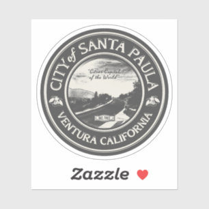 SANTA PAULA CALIFORNIA KLISTERMÄRKEN