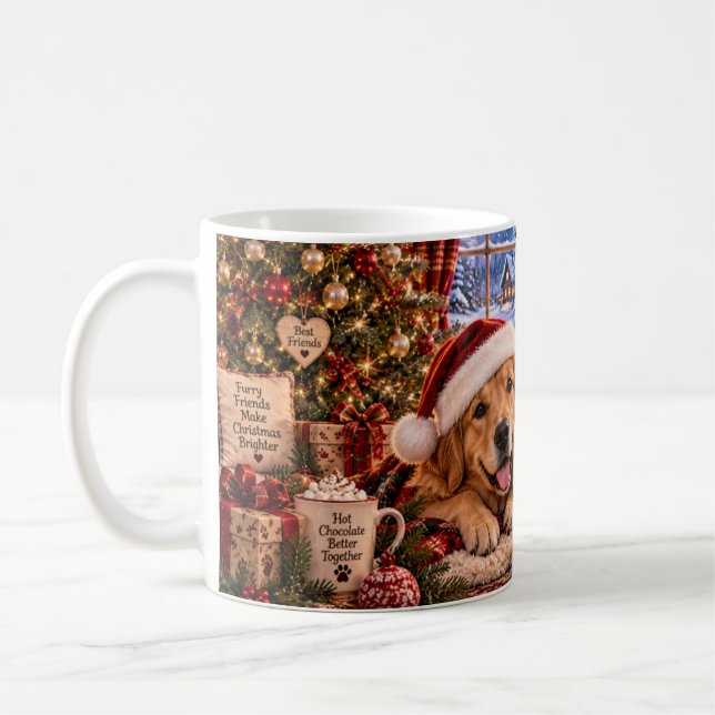 Santa Paws & Christmas Claws Mugg (Vänster)