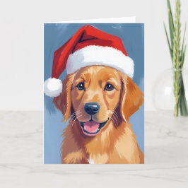 Santa Paws | Golden Retriever Valp Jul Kort