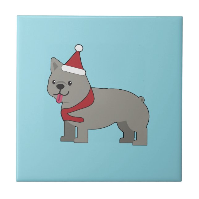 Santa Paws Holiday Kakelplatta (Framsidan)