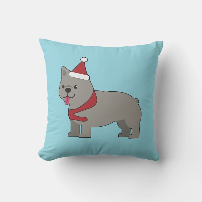 Santa Paws Holiday Kudde (Framsida)