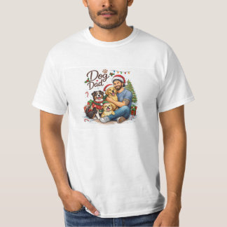 Santa Paws Hundpappa T-Shirt – Söt julhund Lo