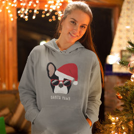 Santa Paws jul French Bulldog-hoodie T Shirt