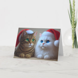 Santa Paws kommer till stan Helgkort