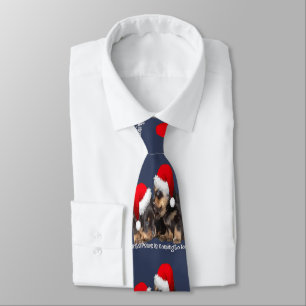 Santa Paws Kommer Till Stan Söt Rottweiler Jul Slips