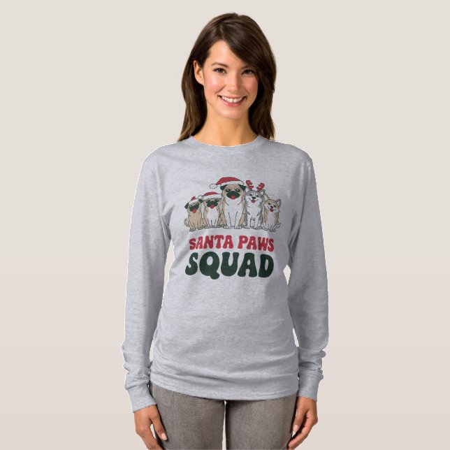 Santa Paws Squad Tee (Hel framsida)