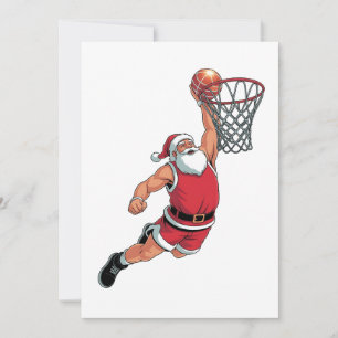 Santa Pay Basketball-julsport Älskare Inbjudningar
