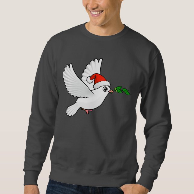 Santa Peace Dove Sweatshirt (Framsida)