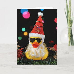Santa Peacenik Helgkort