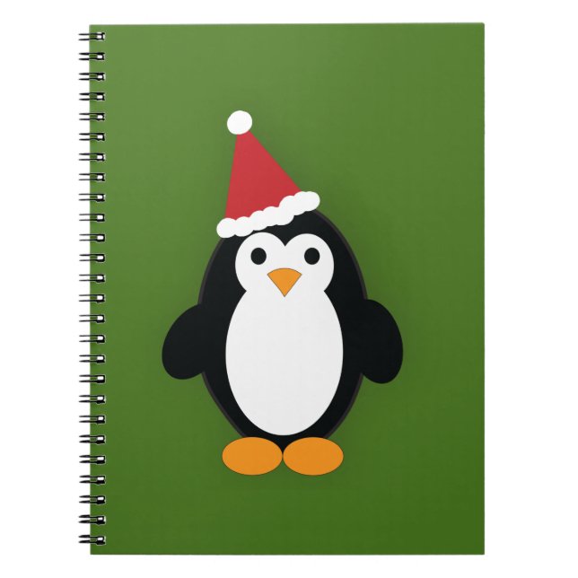 Santa Penguin Anteckningsbok (Framsidan)