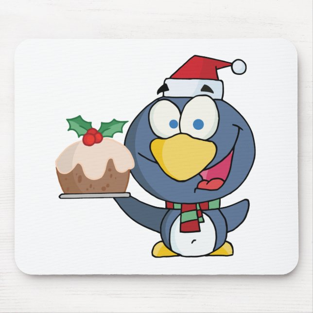 Santa Penguin med julkummel Musmatta (Framsidan)