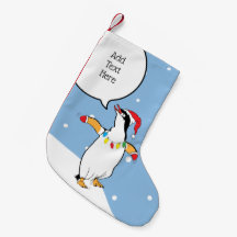 Santa Penguin Says