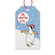 Santa Penguin Says
