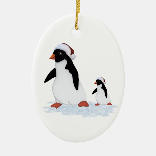 Santa Penguins Ornament (Framsidan)