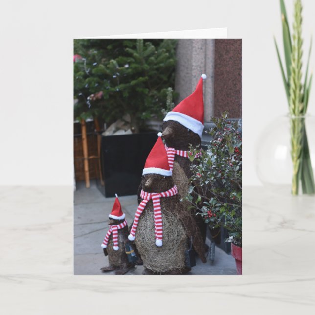 Santa Penguins Pavilion Road London Storbritannien Kort (Framsida)