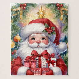 Santa Personalize Namn julgåva Pussel