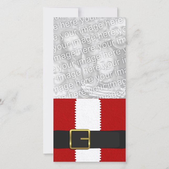 Santa Photo Card Julkort (Framsida)