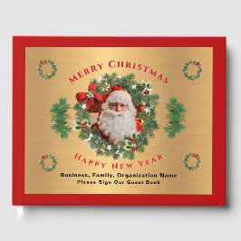 Santa Photo God jul nyårsanpassning Gästböcker