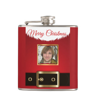 Santa Photo Vinyl Wrapped-kolv Fickplunta