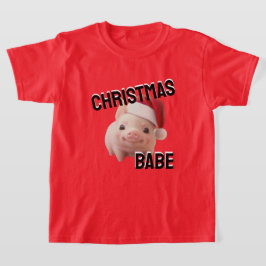 Santa Piggy Shirt T Shirt