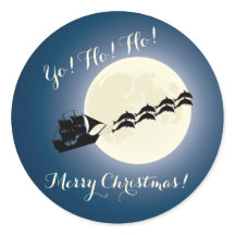 Santa Pirat Frakt med delfiner, Helgdag jul