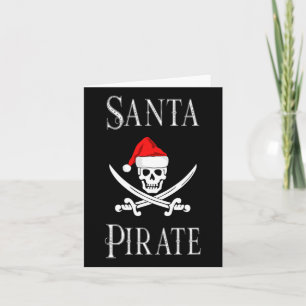 Santa Pirat Skull Sords jul Hat Boating Lo Kort