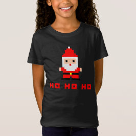 Santa Pixel Art 4 T Shirt