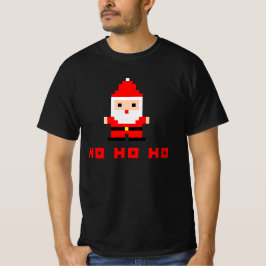 Santa Pixel Art 4 T Shirt