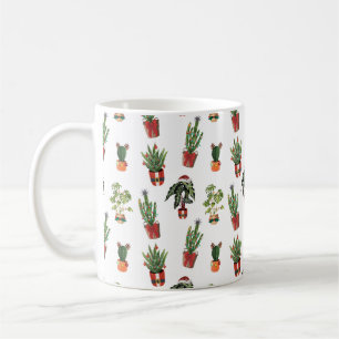 Santa Plants-jul Mönster Kaffemugg