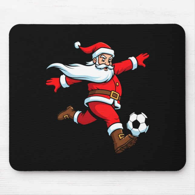 Santa Plays Soccer Christmas Srts Women Men Kids L Musmatta (Framsidan)