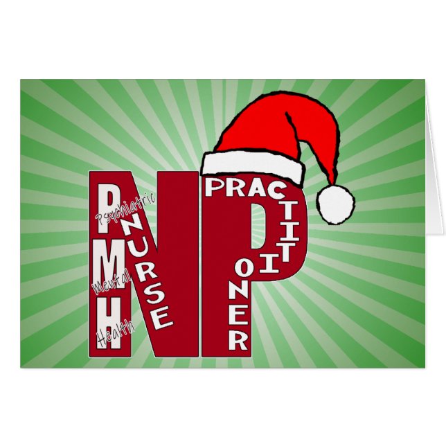 SANTA PMH-NP BigRed Hälsningskort (Framsidan Horizontal)