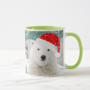 Santa Polar Bear   Beary jul Mugg