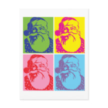 Santa Pop art God jul
