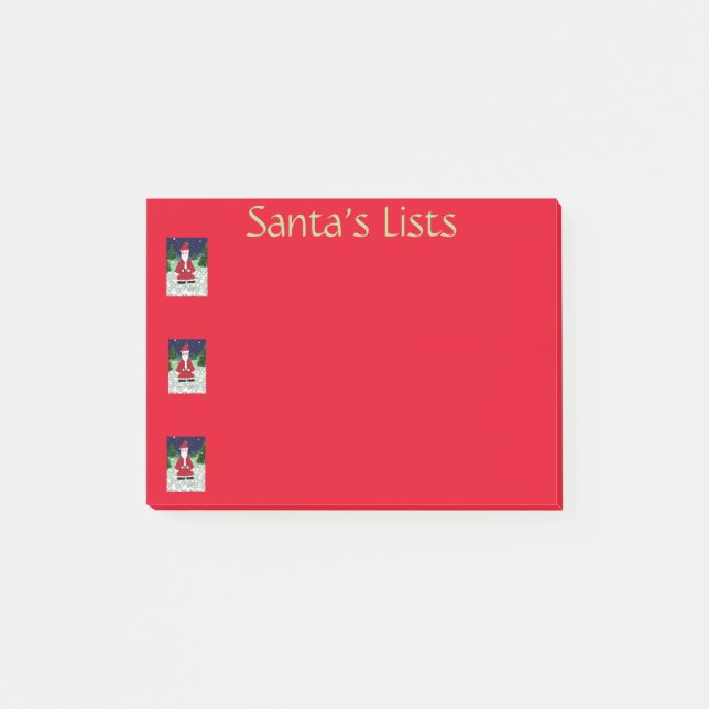 Santa Post IT-anteckning Post-it Block (Framsida)