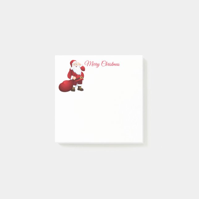 Santa Post it Notes Post-it Block (Framsida)