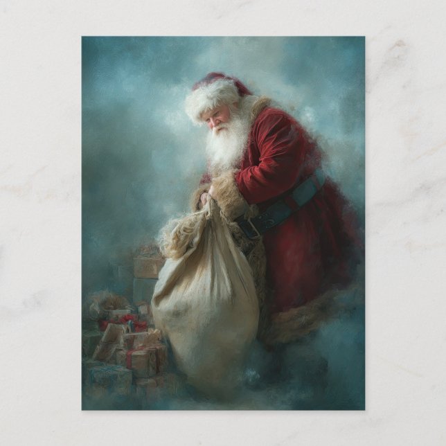 Santa postcard vykort (Framsida)
