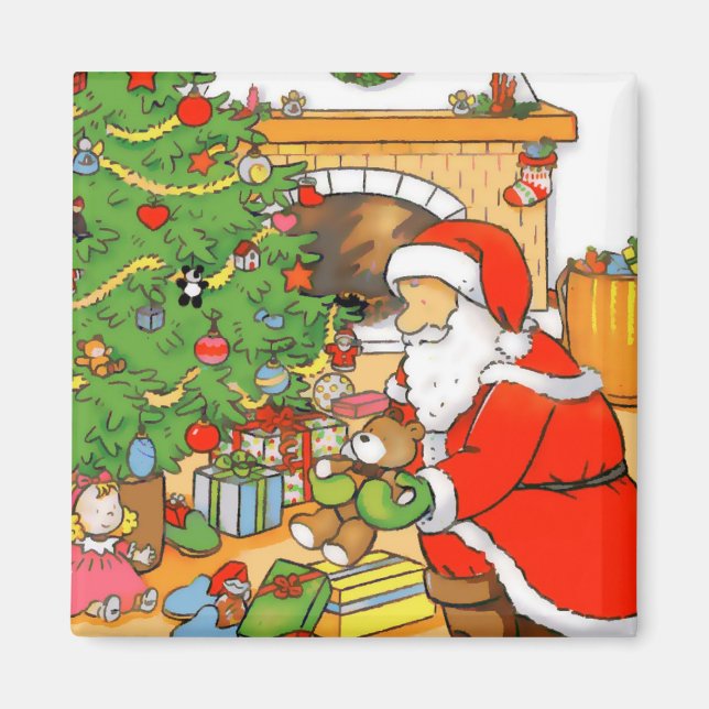Santa presenter Magnet (Framsidan)