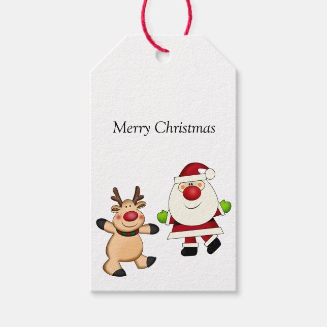 Santa Presentetikett (Framsidan)