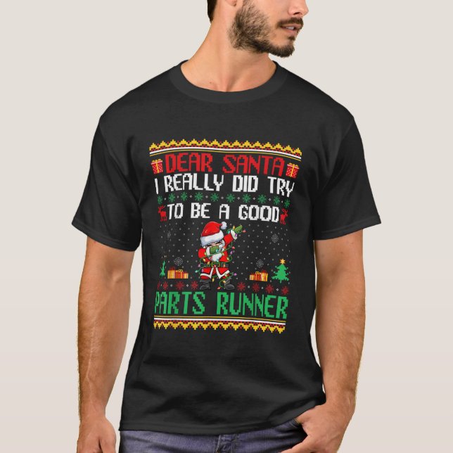 Santa Prova att vara en Bra Parts Springer, underb T Shirt (Framsida)