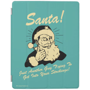 Santa! Pröva grabb att få i dina strumpor iPad Skydd