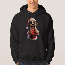 Santa Pup säger: Krama julen! 🎅🐾 Hoodie