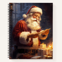 Santa Reading a Brev