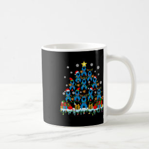 Santa Reindeer Elf Diabetes Awareness Rosett band Kaffemugg