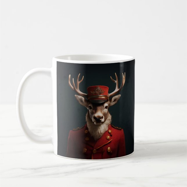 Santa Reindeer Kaffemugg (Vänster)
