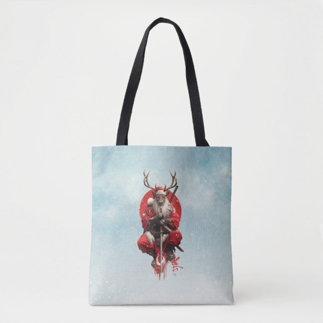 Santa Reindeer Warrior – Holiday Battle Edition Tygkasse (Framsida)